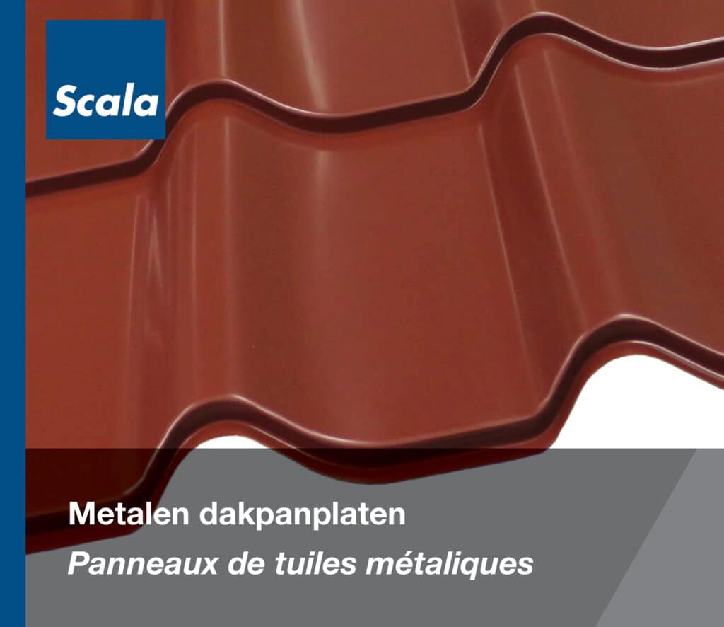 Plaatmateriaal: Metalen dakpanplaten / Plaques : Panneaux de tuiles métaliques