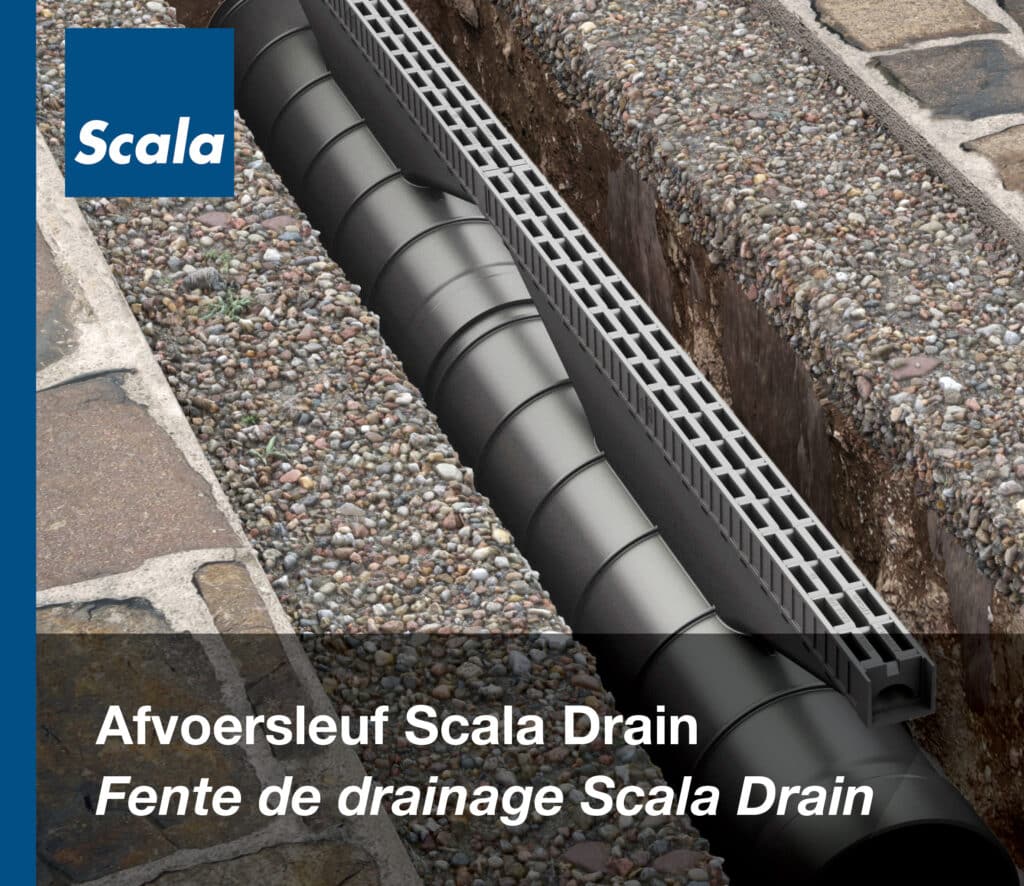 Afvoergeulen: Afvoersleuf Scala Drain / Caniveaux : Fente de drainage Scala Drain