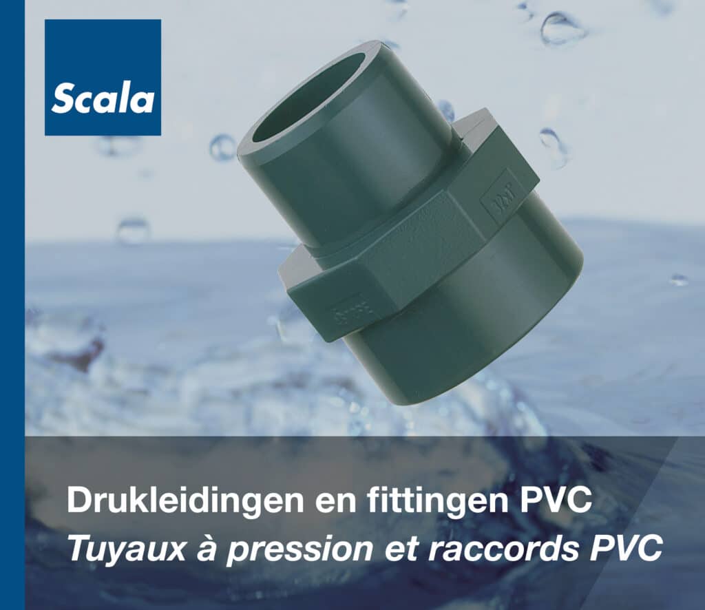 Drukleidingen: Drukleidingen en fittingen PVC / Tuyaux à pression : Tuyaux à pression et raccords PVC