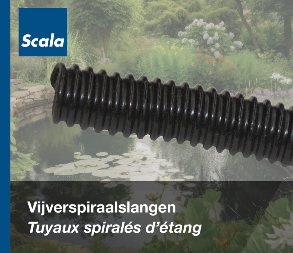 Technische slangen: Vijverspiraalslangen / Tuyaux techniques : Tuyaux spiralés d'étang
