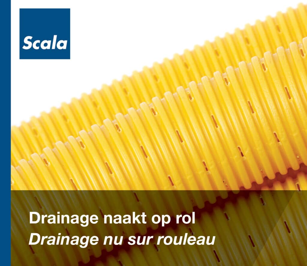Drainage: Drainage naakt op rol / Drainage : Drainage nu sur rouleau