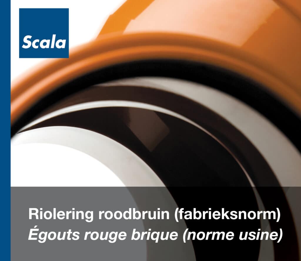 Riolering: Riolering roodbruin (FN) / Égouts rouge brique (norme usine)